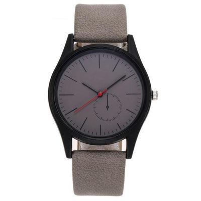 reloj hombre 2018 watches men Leather Strap Line Quartz Ladies WristWatches Fashion Watch relogio masculino Business Clock Saat