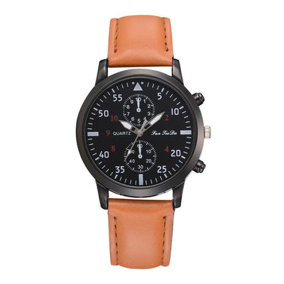 2018 relogio masculino Fashion Men Leather Alloy Analog Quartz Wrist Watch Business Watches saat montre reloj hombre Clock