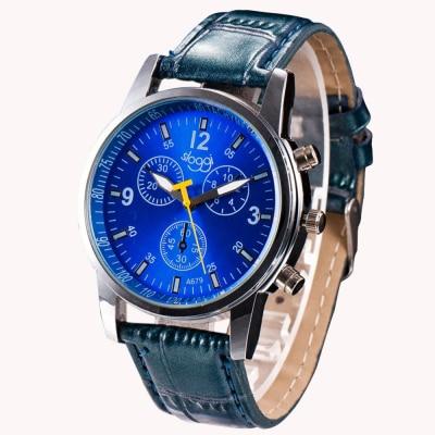 2018 Best Sell Watch Men Watches relogio masculino Luxury Fashion Casual Crocodile Faux Leather WristWatches reloj hombre Saat